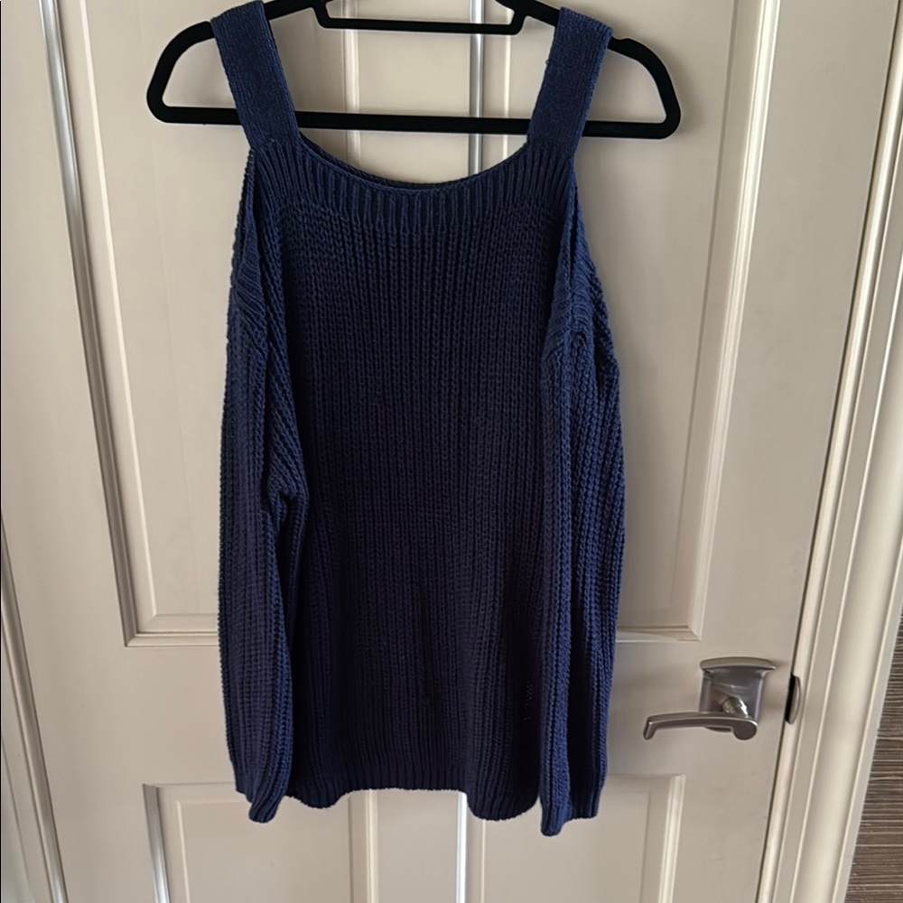 DJ & JUJU Claudine Cold Shoulder Sweater